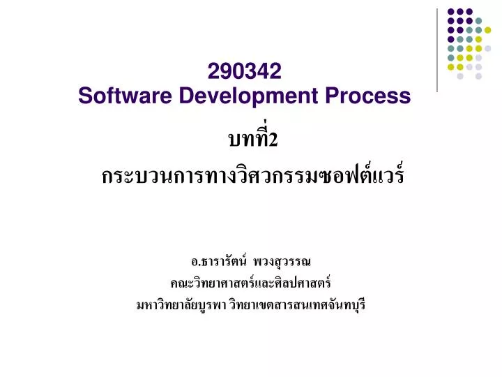 290342 software development process