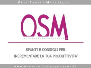 spunti e consigli per incrementare la tua produttivita