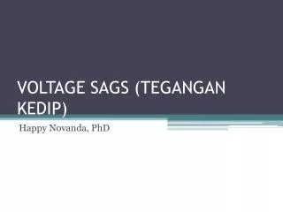 voltage sags tegangan kedip