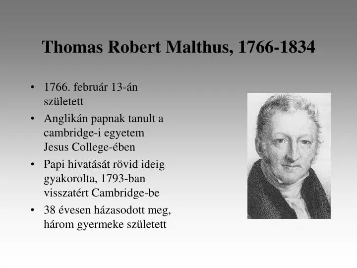 thomas robert malthus 17 6 6 1834