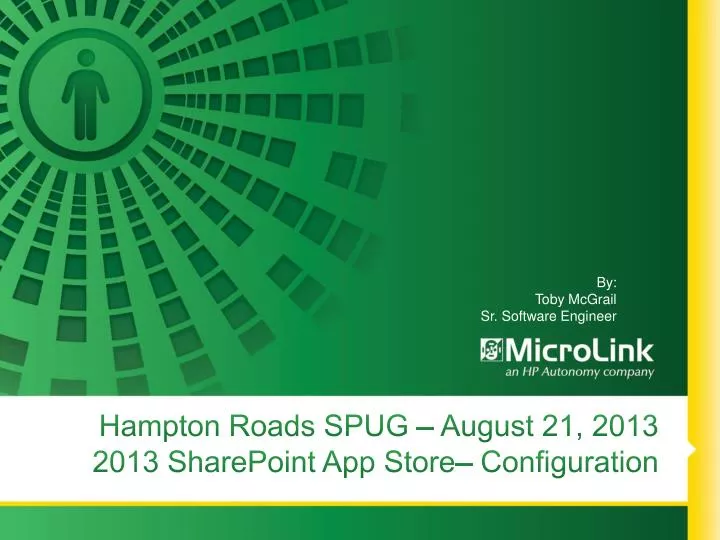 hampton roads spug august 21 2013 2013 sharepoint app store configuration