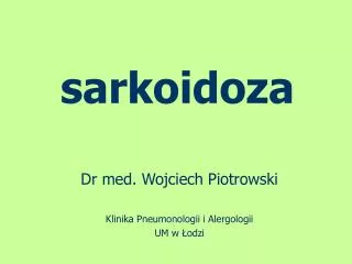 sarkoidoza