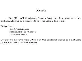 openmp
