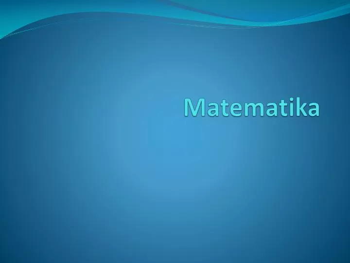 matematika