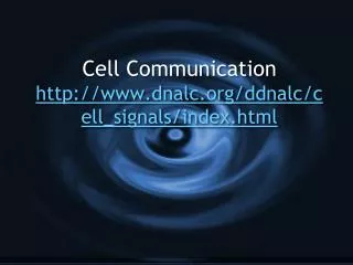 cell communication http www dnalc org ddnalc cell signals index html