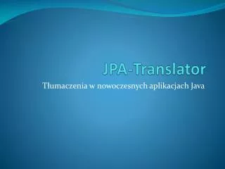 jpa translator