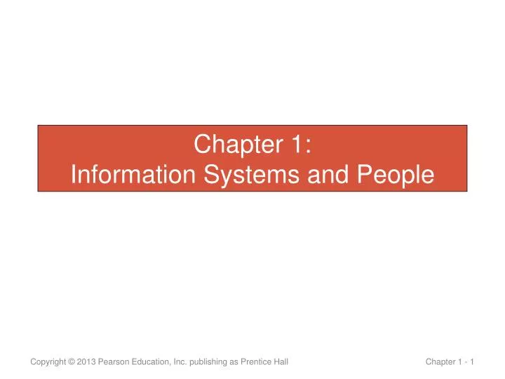 chapter 1 information systems and people