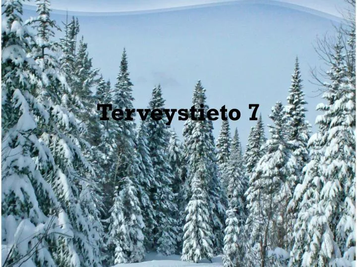 terveystieto 7