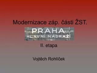 modernizace z p sti st