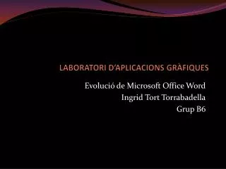 laboratori d aplicacions gr fiques