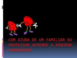 completar palavras com grupos de consoantes