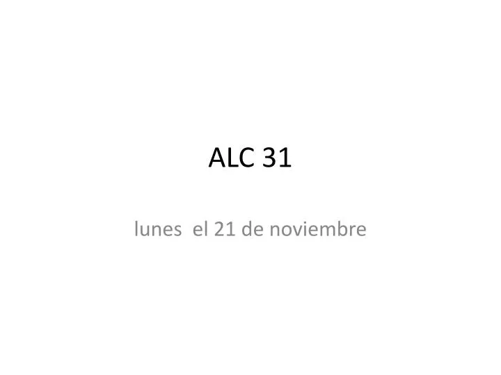 alc 31