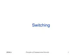 switching
