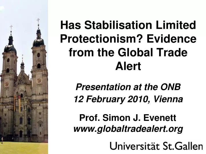 has stabilisation limited protectionism evidence from the global trade alert