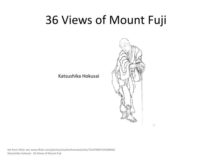 36 views of mount fuji