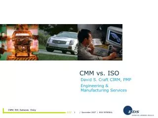 CMM vs. ISO