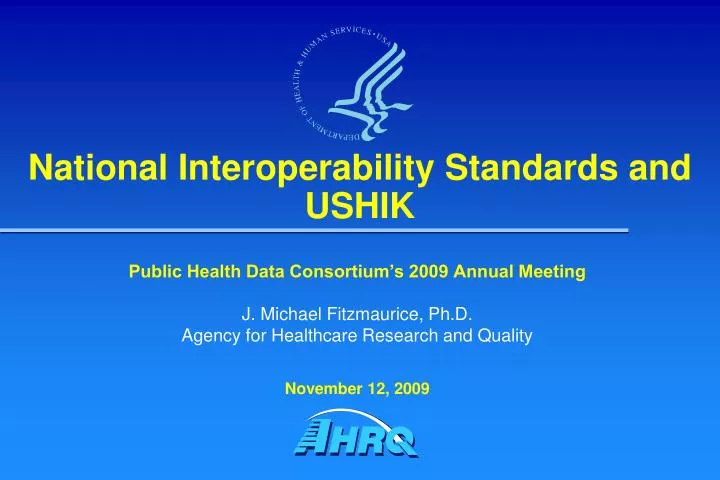 national interoperability standards and ushik