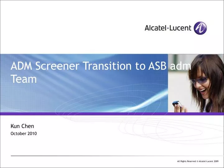 adm screener transition to asb adm team