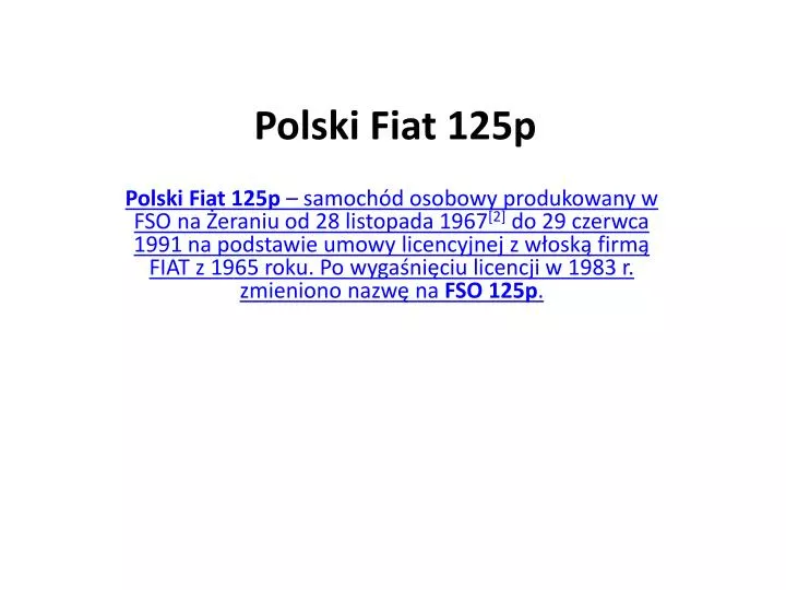 polski fiat 125p