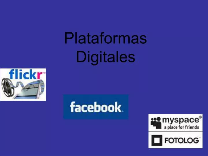 plataformas digitales