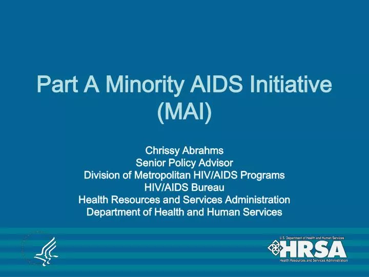 part a minority aids initiative mai