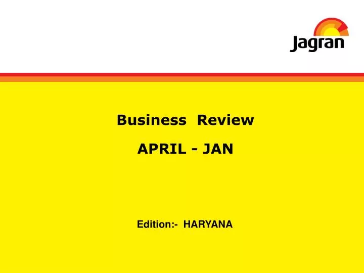 business review april jan
