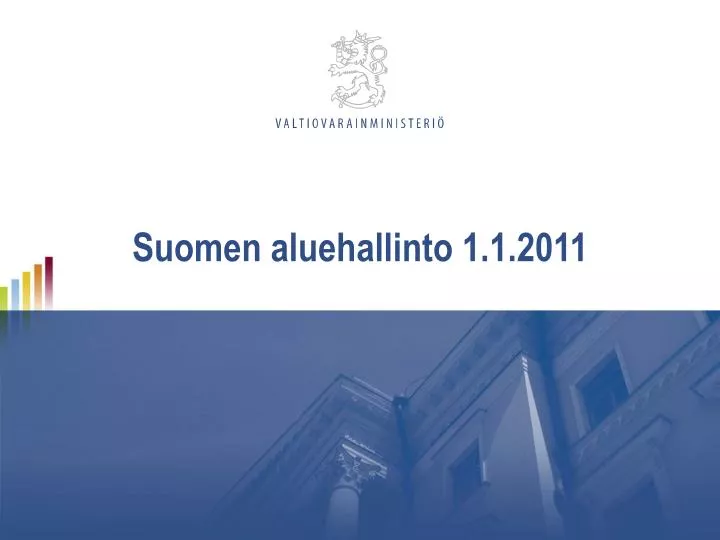 suomen aluehallinto 1 1 2011