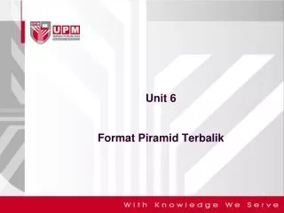 unit 6 format piramid terbalik