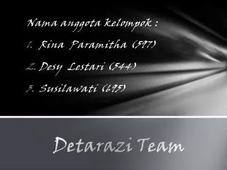 detarazi team