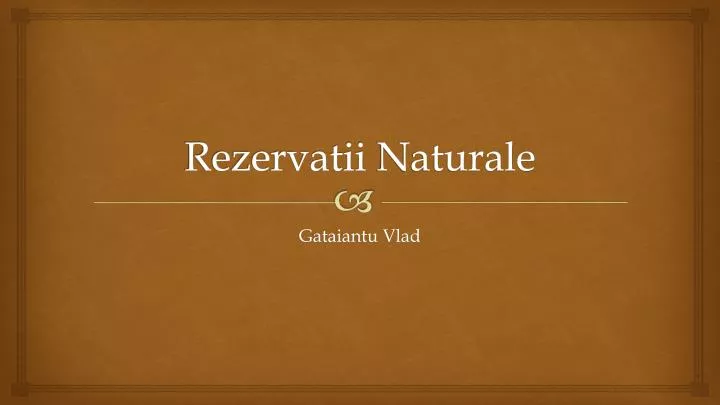 rezervatii naturale