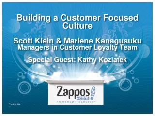 Zappos at a Glance Corporate Background