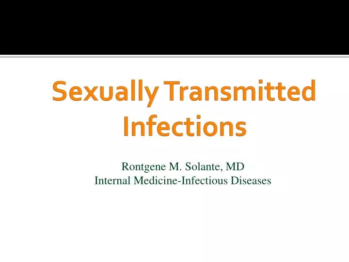 sexually transmitted infections