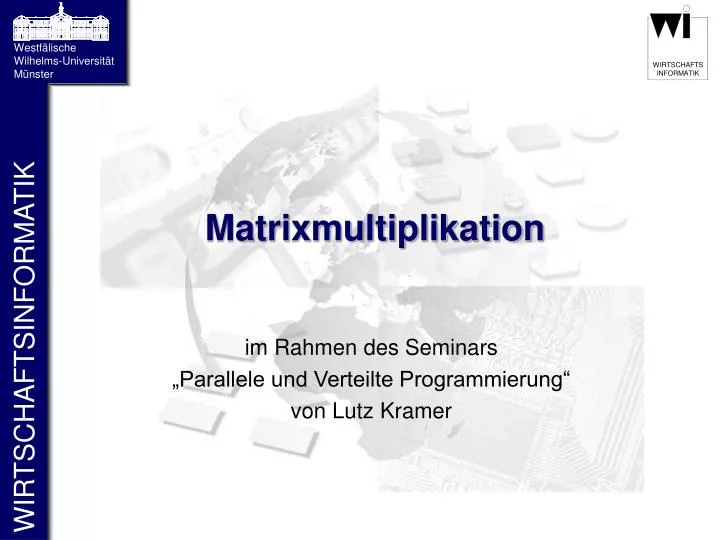 matrixmultiplikation