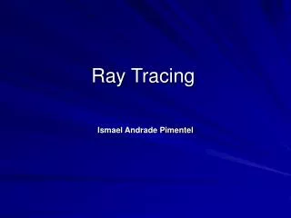 ray tracing