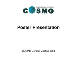 Poster Presentation