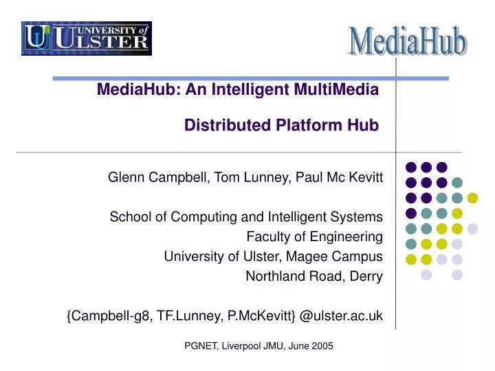 mediahub an intelligent multimedia distributed platform hub