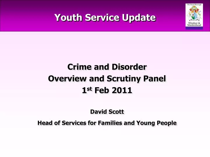 youth service update