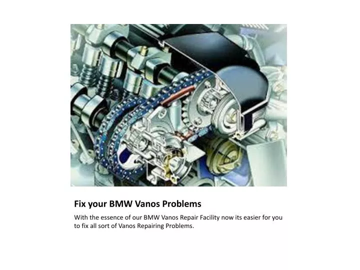 fix your bmw vanos problems