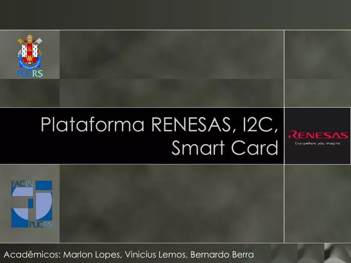 plataforma renesas i2c smart card