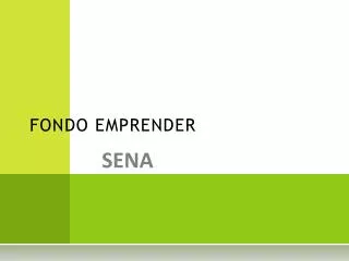 fondo emprender