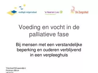 voeding en vocht in de palliatieve fase