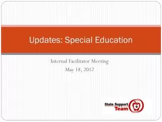 Updates: Special Education