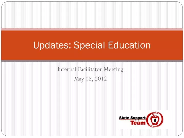 updates special education