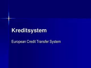 kreditsystem