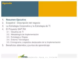 agenda
