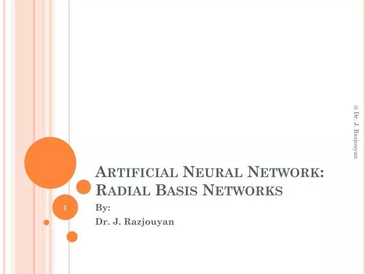 artificial neural network radial basis networks