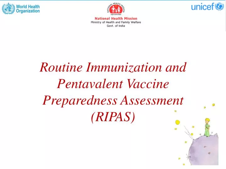 routine immunization and pentavalent vaccine preparedness assessment ripas