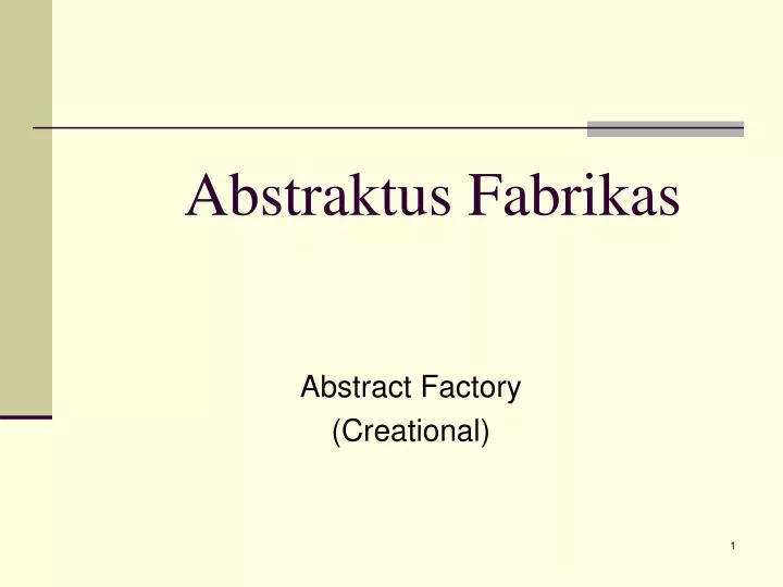 abstraktus fabrikas