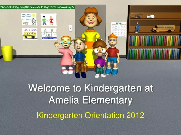 welcome to kindergarten at amelia elementary