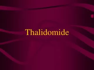 Thalidomide